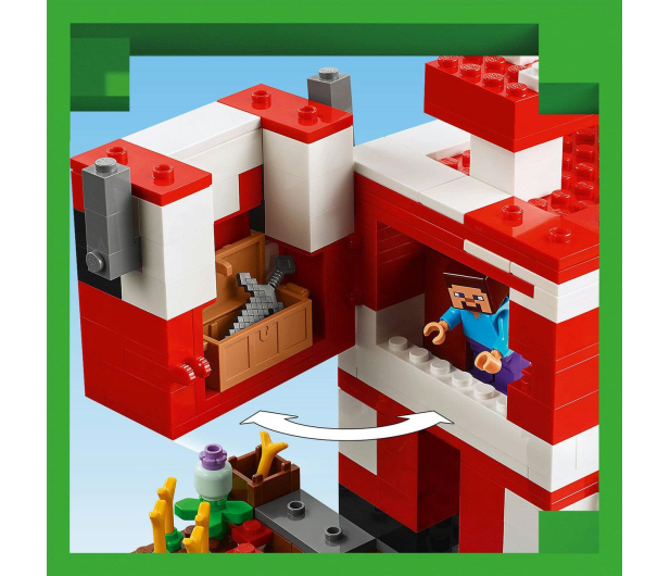 LEGO Minecraft 21270 Dom grzybowej krowy - 1283662 - zdjęcie 8